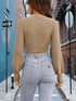 DAMEN CROP PULLOVER MIT RUNDHALSAUSSCHNITT